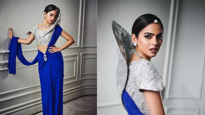 রীতিমতো ফ্যাশন গার্ল হয়ে উঠেছেন মুকেশ-নীতার কন্যা ইশা। ভাইয়ের সঙ্গীতে তাঁর পরনে ছিল নীল-সাদা শাড়ি। সঙ্গে হালকা গয়না পরেছিলেন। ক্যামেরার লেন্সে আরও আবেদনময়ী হয়ে উঠেছেন ইশা।