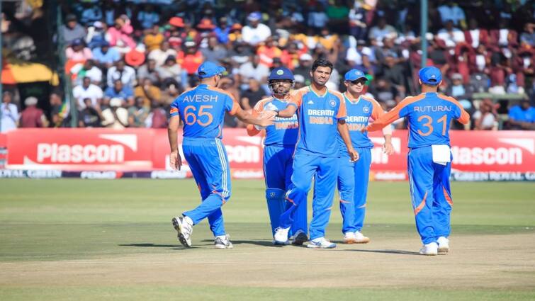 IND vs ZIM Match Highlights India won by 100 runs IND vs ZIM Match Highlights: ஜிம்பாப்வேக்கு பதிலடி கொடுத்த இந்தியா! 2 வது டி20 போட்டியில் அபார வெற்றி!