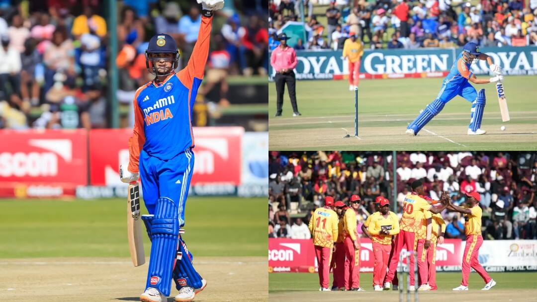 india beats zimbabwe by 100 runs second t20i match levels series abhishek sharma ruturaj gaikwad shines with bat ind vs zim t20 series IND vs ZIM: पहले अभिषेक-गायकवाड़ का तूफान, फिर आवेश-मुकेश ने बरपाया कहर; जिम्बाब्वे को 100 रन से हराया