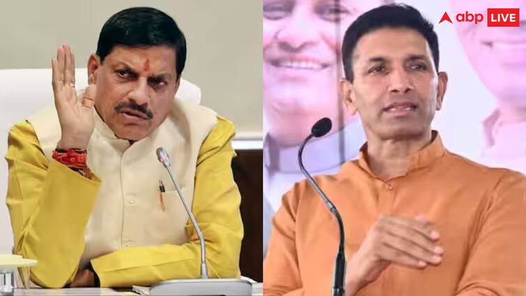 Jitu Patwari Targets Ramniwas Rawat takes oath as MP CM Mohan Yadav Cabinet minister ANN 'कांग्रेस विधायक को ही बना दिया मंत्री', रामनिवास रावत के शपथ पर आखिर क्यों बोले जीतू पटवारी?