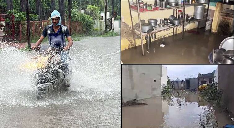 vidarbha weather update Heavy rain in Vidarbha along with akola nagpur washim bhandara Life disrupted police recruitment process also cancelled latest Monsoon updates maharashtra marathi news Vidarbha Weather Update : विदर्भात मुसळधार पावसाची दाणादाण! जनजीवन विस्कळीत, पोलीस भरती प्रक्रियाही रद्द 