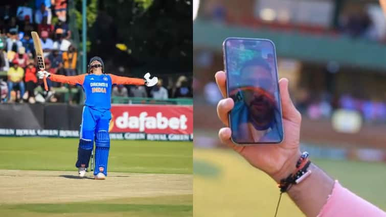 Abhishek Sharma Video Call To Yuvraj Singh After Century IND vs ZIM 2nd T20 Latest Sports News Watch: अभिषेक शर्मा ने शतक बनाने के बाद 'गुरु' युवराज सिंह को किया वीडियो कॉल, दिल जीत लेंगी तस्वीरें