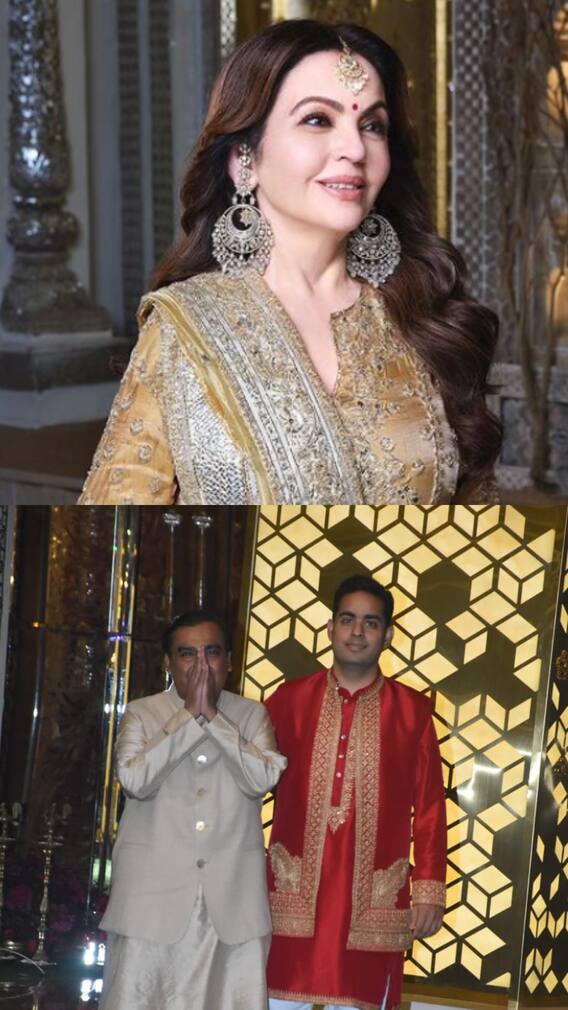 मेहंदी पर अंबानी परिवार का दिखा रॉयल अंदाज, नीता ने चुराई लाइमलाइट
