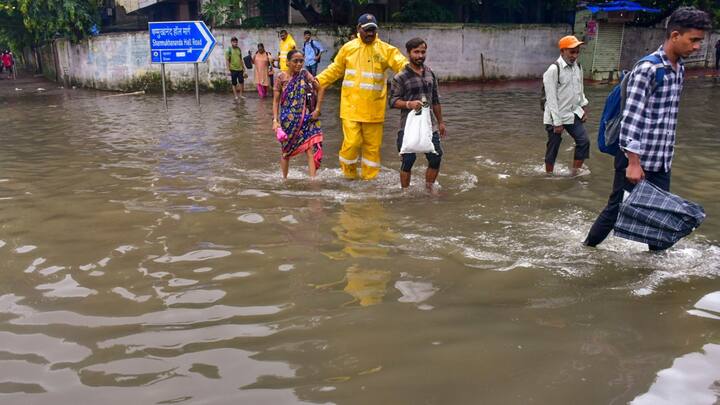 आईएमडी ने बताया कि सोमवार (8 जुलाई, 2024) को पूरे दिन मुंबई में मध्यम से भारी बारिश जारी रहेगी. रात में आंधी आने की उम्मीद है.