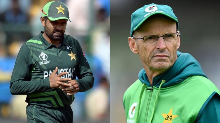 pakistan head coach gary kirsten drops massive hint whether babar azam wil continue as pakistan captain or not Watch: छिन जाएगी बाबर की कप्तानी? कोच Gary Kirsten का रिएक्शन हो रहा वायरल; देखें वीडियो