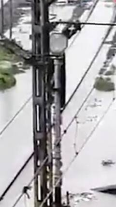 Mumbai News: बडाला और GTB स्टेशनों के बीच रेलवे ट्रैक पर भरा पानी | ABP News Shorts