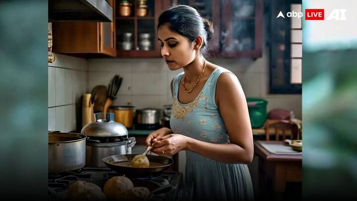 ये सभी गोले अलग-अलग रखे जाते हैं, जिससे पूड़ी आपस में नहीं चिपकती हैं.