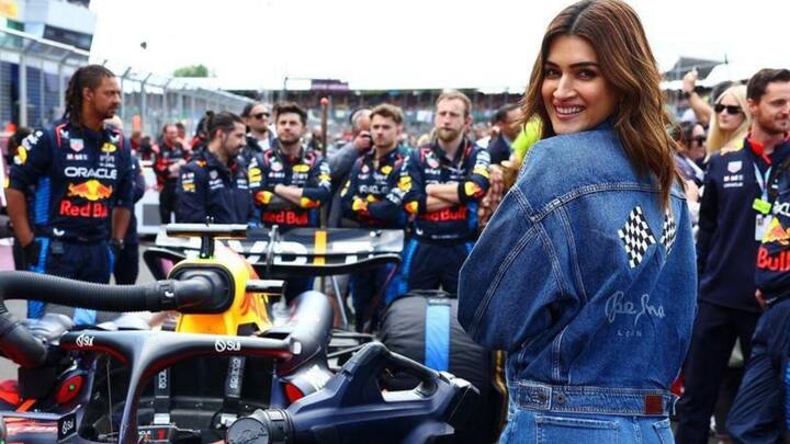 Kriti Sanon made history as the first female Indian actress to attend F1 in Silverstone. Take a look at her pictures.