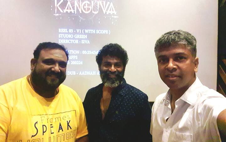 சிறுத்தை சிவா இயக்கத்தில் சூர்யா நடிக்கும் கங்குவா படத்தின் டப்பிங் பணிகளும் தீவிரமாக நடந்து வருகிறது