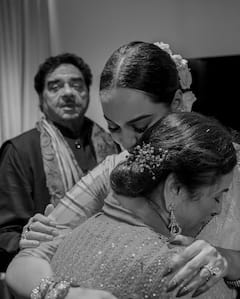 A Teary-Eyed Shatrughan And Poonam Sinha At Daughter Sonakshi's Wedding; SEE PICS