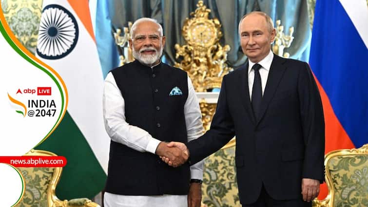 prime minister narendra modi in russia vladimir putin Solution Can't Be Found On Battlefield, PM Modi Tells Putin In Moscow