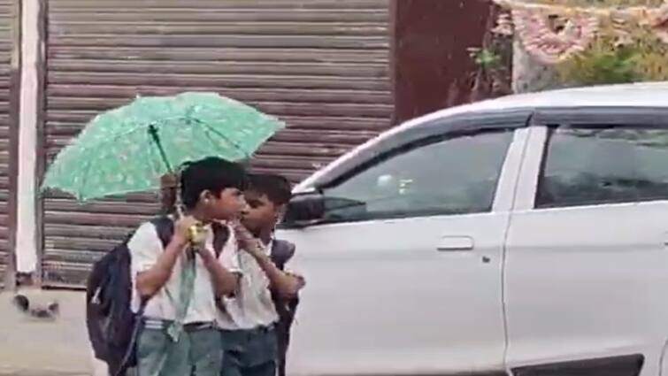 Vadodara Rain Updates rain arrives in Vadodara city after one week Vadodara Rain: વડોદરામાં એક સપ્તાહ બાદ વરસાદનું આગમન, વાતાવરણમાં પ્રસરી ઠંડક