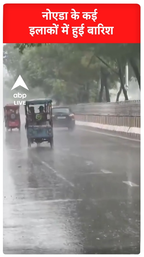 Noida Weather Update: Moderate Rain In Many Parts Of Noida | Noida Weather Update: Moderate Rain In Many Parts Of Noida
