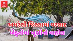 Amreli Rain: અમરેલીજિલ્લામાં છવાયો વરસાદી માહોલ, ખેડૂતો ખુશખુશાલ