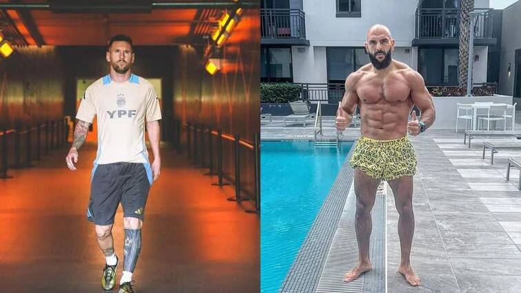 Lionel Messi's Bodyguard Yassine Chueko Goes Viral For Swiftly Protecting The Football Star Lionel Messi Bodyguard: என்ன தாண்டி தலைவன தொட்றா பார்ப்போம்..! வைரலாகும் மெஸ்ஸி பாடிகார்டின் வீடியோ..!