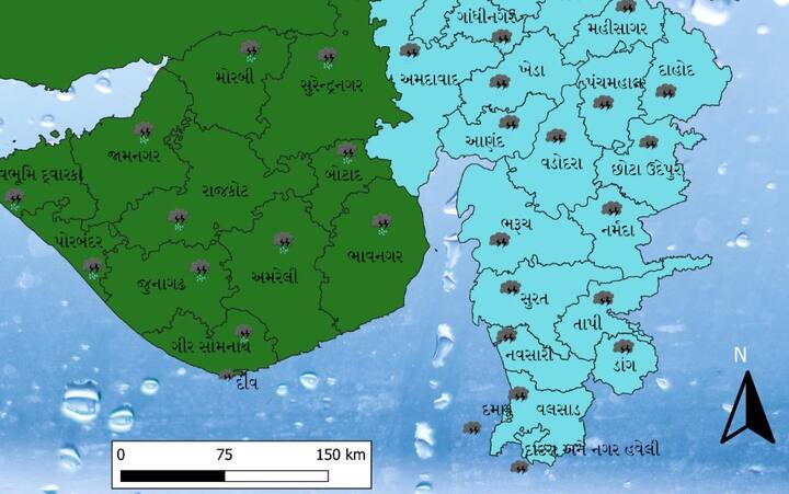 અમદાવાદ: રાજ્યના હવામાન વિભાગ દ્વારા વરસાદને લઈ આગાહી કરવામાં આવી છે. હવામાન વિભાગની આગાહી અનુસાર આગામી ત્રણ કલાક રાજ્યના અનેક જિલ્લાઓમાં વરસાદ વરસશે.  ભારે પવન સાથે ધોધમાર વરસાદની આગાહી હવામાન વિભાગે કરી છે.