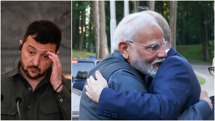 Modi-Putin Hug Irks Ukraine President Zelenskyy, Calls It A 'Devastating Blow' To Peace Efforts Modi-Putin Hug Irks Ukrainian Prez Zelenskyy, Calls It A 'Devastating Blow' To Peace Efforts