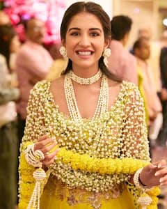 Radhika Merchant Looks Beautiful In Her Haldi Outfit Featuring ‘Phool Dupatta’ - See Pics