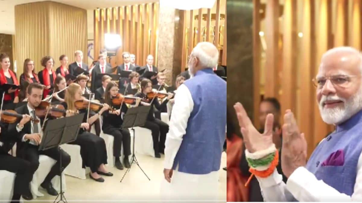 Watch Video: வந்தே மாதரம் பாடலை பாடி அசத்திய ஆஸ்திரிய கலைஞர்கள்: நின்று ரசித்த பிரதமர் மோடி..!