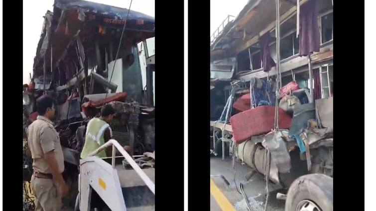 agra accident 18 death private omni bus lorry crash know full details Accident: காலையிலே சோகம்! பேருந்தும், லாரியும் மோதியதில் 18 பேர் மரணம் - வேதனையில் ஆக்ரா