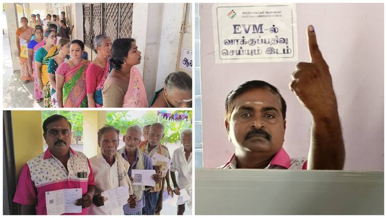 Vikravandi By Election 2024 Polling Ends Sealing of Voting Machine After Poll Vikravandi By Election: விறுவிறுப்பாக நடந்த விக்கிரவாண்டி இடைத்தேர்தல்; வாக்குப்பதிவு நிறைவு