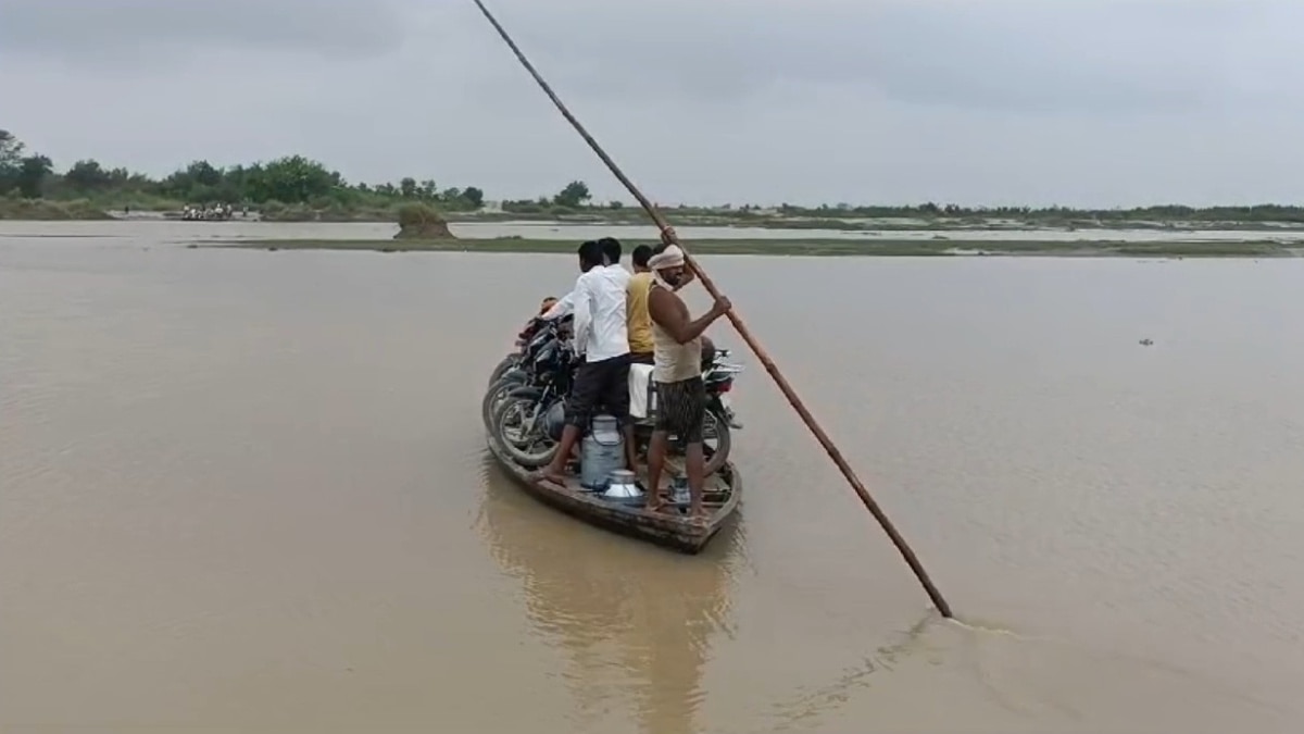 गोंडा में खतरे के निशान के पार पहुंची घाघरा नदी, इन इलाकों में बाढ़ का खतरा, प्रशासन अलर्ट