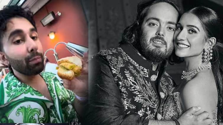 Anant Ambani and Radhika Merchant's pre-wedding Orry Finds Hair In Vada Pav Vada Pav: அம்பானி வீட்டு உணவு விருந்து: ‘வடா பாவில் முடி’ - வீடியோவில் அதிர்ச்சி 