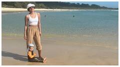 Priyanka Chopra Enjoys Beach Time With Daughter Malti Marie And Mother Madhu Chopra In Australia - See Pics