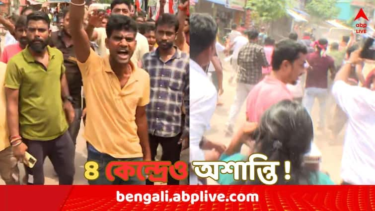 Bengal Assembly bypolls 2024 violence at Ranaghat Dakshin, Raiganj, Bagda and Maniktala bypoll 62 per cent turnout know in details By-Elections 2024: গাড়ি ভাঙচুর, ভয় দেখানো, ছাপ্পা ভোট, বুথ জ্যাম; রাজ্যে ৪ কেন্দ্রের উপনির্বাচনেও সেই চেনা অশান্তি !