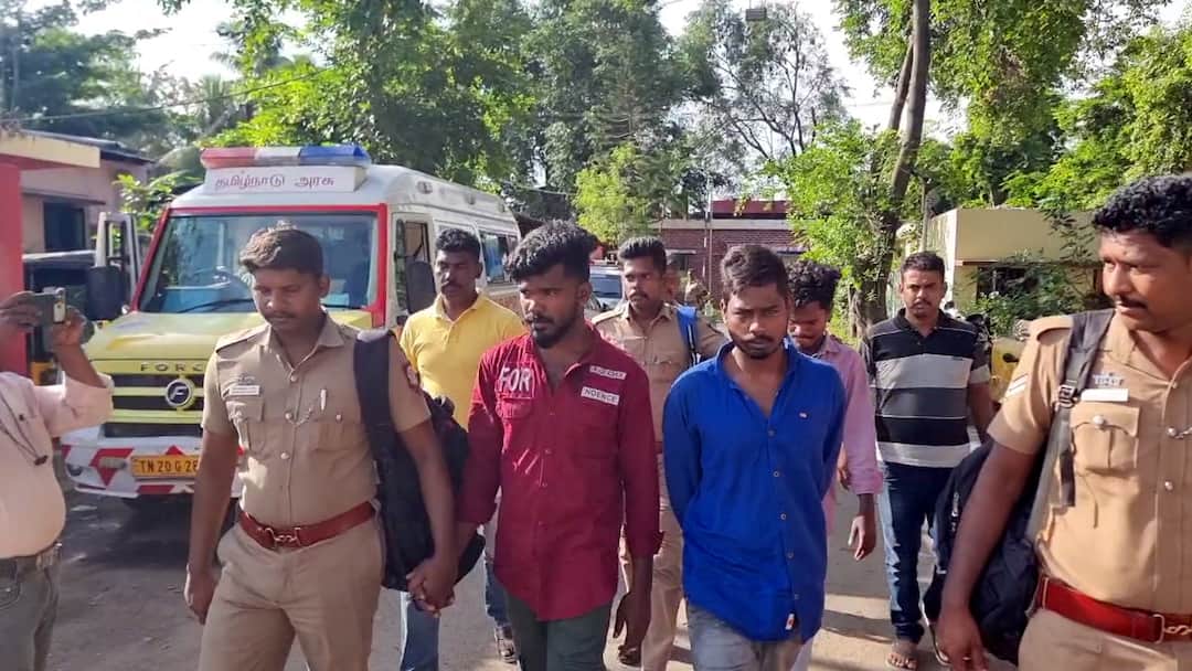 Theni crime Police have arrested those who staged a revenge sketch and tried to kill - TNN பழி தீர்க்க ஸ்கெட்ச் போட்டு கொலை முயற்சி; 3 பேரை தூக்கிய போலீஸ் - மீதமுள்ளவர்கள் எஸ்கேப்