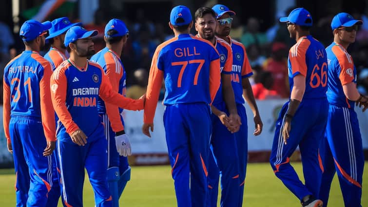 IND vs ZIM 3rd T20I Indian team predictable playing XI 3 changes may take place Shivam Dube Sanju Samson and Yashasvi Jaiswal IND vs ZIM: ज़िम्बाब्वे के खिलाफ तीसरे टी20 में बदल जाएगी पूरी भारतीय टीम, प्लेइंग XI में होंगे 3 बदलाव?