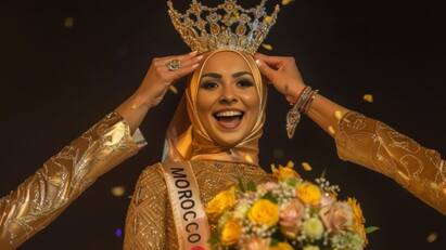 Worlds First Ever Miss AI  Hijab Clad Kenza Layli From Morocco World First Miss AI: உலகின் முதல் AI அழகி பட்டம்: தட்டி தூக்கிய கென்சா லெய்லி