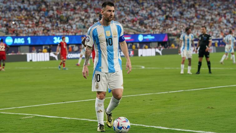 Lionel Messi Goal Julian Alvarez Argentina Beat Canada Enter Copa America 2024 Final Lionel Messi, Julian Alvarez Help Argentina Beat Canada 2-0 To Enter Copa America 2024 Final