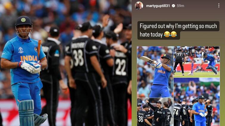 new zealand cricketer martin guptill recalls ms dhoni run out 2019 odi world cup semifinal ind vs nz MS Dhoni: 2019 में किया था धोनी को रन आउट, अब फिर से जख्मों पर नमक छिड़क रहा न्यूजीलैंड का यह दिग्गज