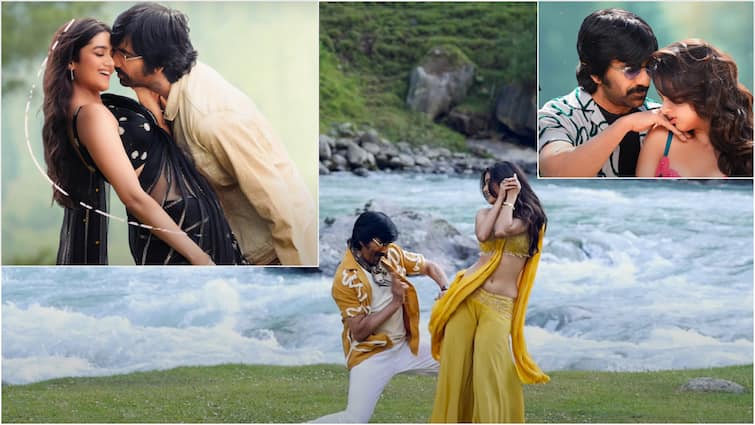 Watch Ravi Teja Bhagyashri Borse sparkling chemistry in Mr Bachchan first single Sitar Mr Bachchan: రవితేజ, భాగ్యశ్రీ మధ్య కెమిస్ట్రీ అదుర్స్ అంతే - 'మిసర్ బచ్చన్'లో ఫస్ట్ సాంగ్ సితార్ లిరికల్ వీడియో చూశారా?