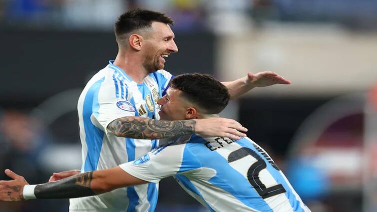 Copa America Semi Final Alvarez Messi Take Argentina Into Final With 2 0 Win Copa America: કોપા અમેરિકાની ફાઇનલમાં પહોંચ્યું આર્જેન્ટિના, સેમિફાઇનલમાં કેનેડાને 2-0થી હરાવ્યું