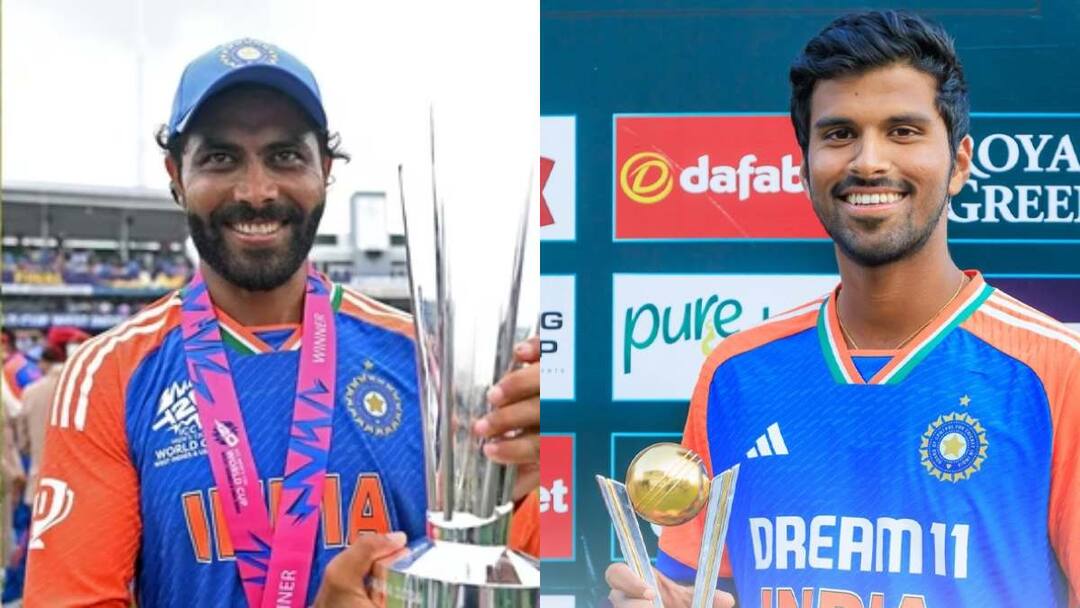 IND vs ZIM: टीम इंडिया में जडेजा की जगह लेने के लिए तैयार है ये खिलाड़ी, जिम्बाब्वे के खिलाफ दिखाया कमाल IND vs ZIM Washington Sundar may will be take place of ravindra jadeja in team india IND vs ZIM: टीम इंडिया में जडेजा की जगह लेने के लिए तैयार है ये खिलाड़ी, जिम्बाब्वे के खिलाफ दिखाया कमाल