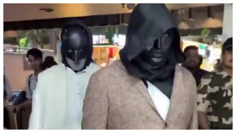 Who Are The Masked Men Spotted At Mumbai Airport? Netizens Theories Include SHIB Army, Ambani Wedding Guests, Shilpa Shetty, Raj Kundra Who Are The Masked Men Spotted At Mumbai Airport? Netizens Have Several Theories Including SHIB Army