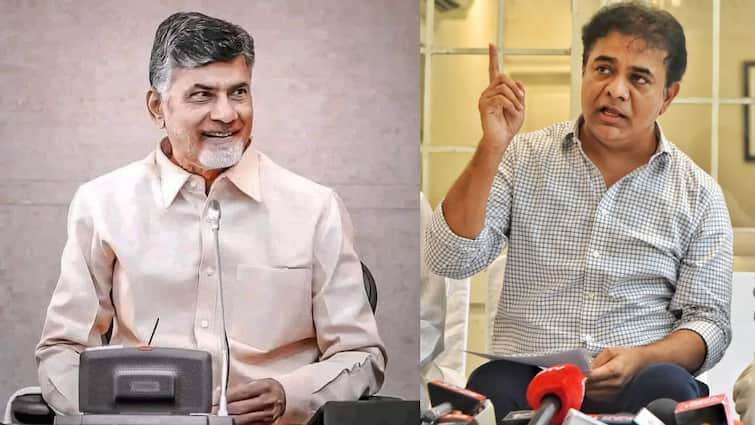 AP CM Chandrababu Naidu is demanding financial support for Andhra Pradesh and KTR quoted the Bloomberg story Chandra Babu: కేంద్రం ముందు చంద్రబాబు భారీ డిమాండ్- సంచలనం రేపుతున్న బ్లూమ్‌బర్గ్‌ స్టోరీ- తెలంగాణ గమనించాలన్న కేటీఆర్