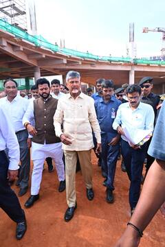 In Pics: భోగాపురం ఎయిర్‌పోర్టు పనులు పరిశీలించిన చంద్రబాబు
