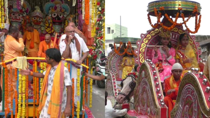 Jagannath Rath Yatra 2024: भरतपुर में जगन्नाथ रथयात्रा निकली, जिसमें भव्य झांकियां और महाआरती हुई. विदेशी भक्तों ने भजन गाए और नृत्य किया. रथयात्रा शहर के प्रमुख स्थानों से गुजरी.