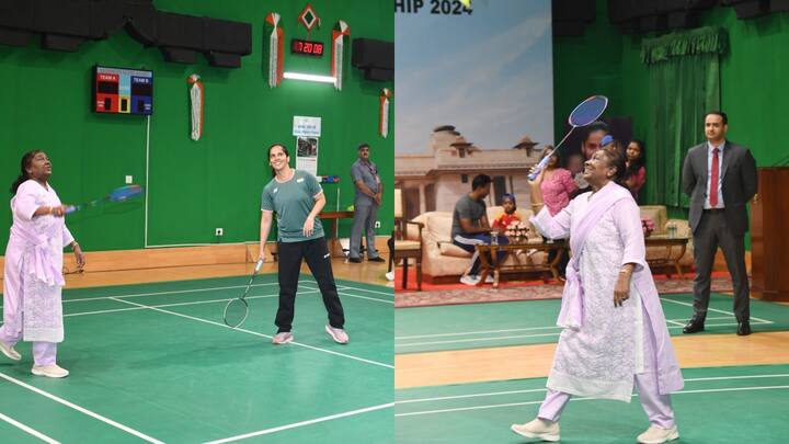 साइना नेहवाल ने राष्ट्रपति द्रौपदी मुर्मू के साथ बैडमिंटन  खेलने के दौरान की फोटो सोशल मीडिया प्लेटफॉर्म एक्स पर शेयर करते हुए लिखा कि ये मेरे जीवन का यादगार दिन है. मेरे साथ बैडमिंटन खेलने के लिए आपका बहुत-बहुत धन्यवाद.