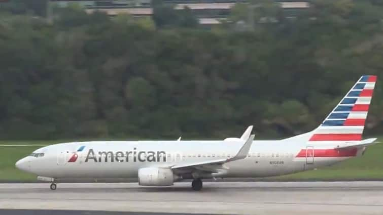 American Airlines Passengers Landing Tyre Bursts Caught On Cam: Narrow Escape For American Airlines Flight After Tyre Burst During Takeoff