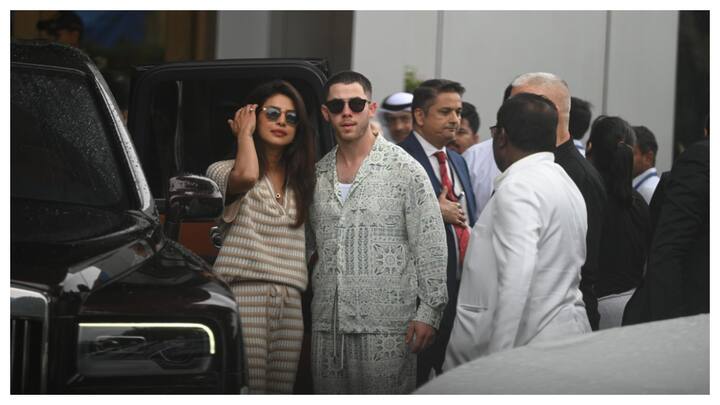 Priyanka Chopra and Nick Jonas have arrived in Mumbai to attend the high-profile wedding of Anant Ambani and Radhika Merchant.
