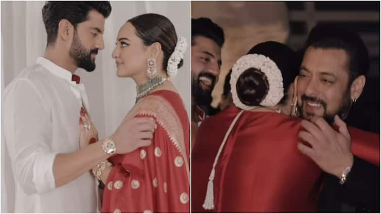 Sonakshi Sinha Zaheer Iqbal Wedding Video Emotional Rekha Hugs Salman Khan Sonakshi Sinha, Zaheer Iqbal Share New Wedding Video, Tells Emotional Rekha ‘Rona Mat’, Hugs Salman Khan