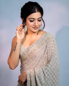 Rashmika Mandanna: రష్మిక మందన్నా స్టన్నింగ్‌ లుక్‌ - చీరలో ఫిదా చేస్తున్న నేషనల్‌ క్రష్‌