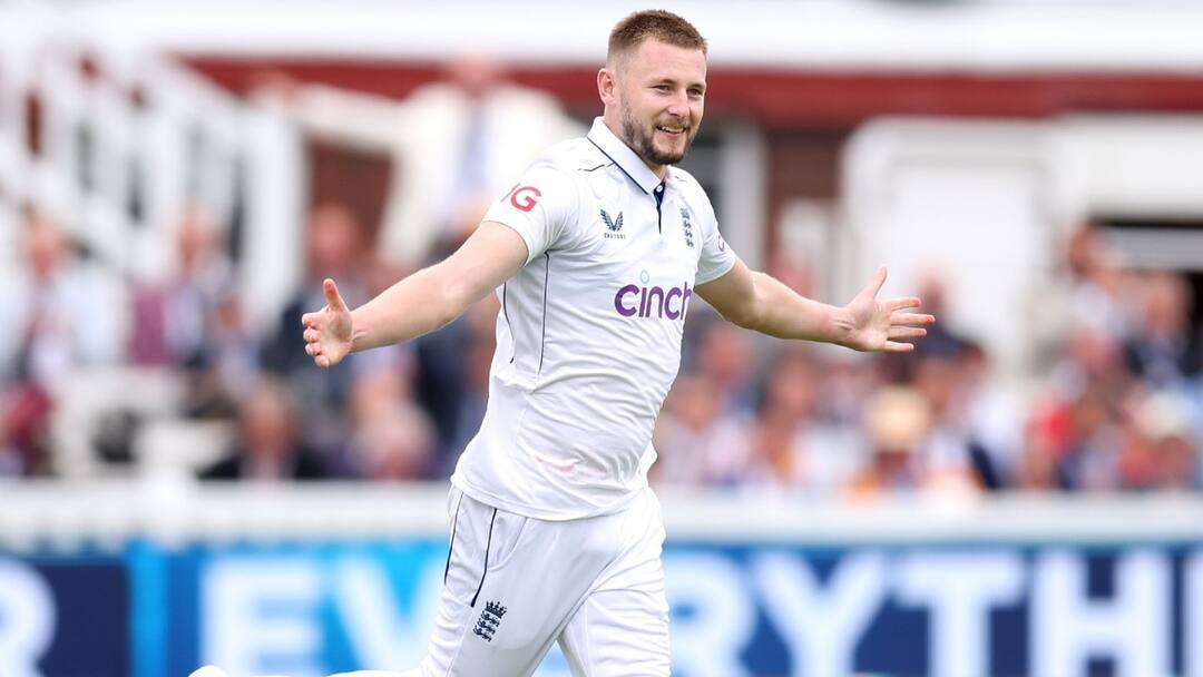 ENG vs WI: जेम्स एंडरसन के रिप्लेसमेंट बॉलर ने बरपाया कहर, डेब्यू टेस्ट की पहली पारी में 7 विकेट लेकर कर दिया कमाल James Anderson replacement bowler Gus Atkinson took 7 wickets in debut test 1st inning in ENG vs WI Lord's test ENG vs WI: जेम्स एंडरसन के रिप्लेसमेंट बॉलर ने बरपाया कहर, डेब्यू टेस्ट की पहली पारी में 7 विकेट लेकर कर दिया कमाल