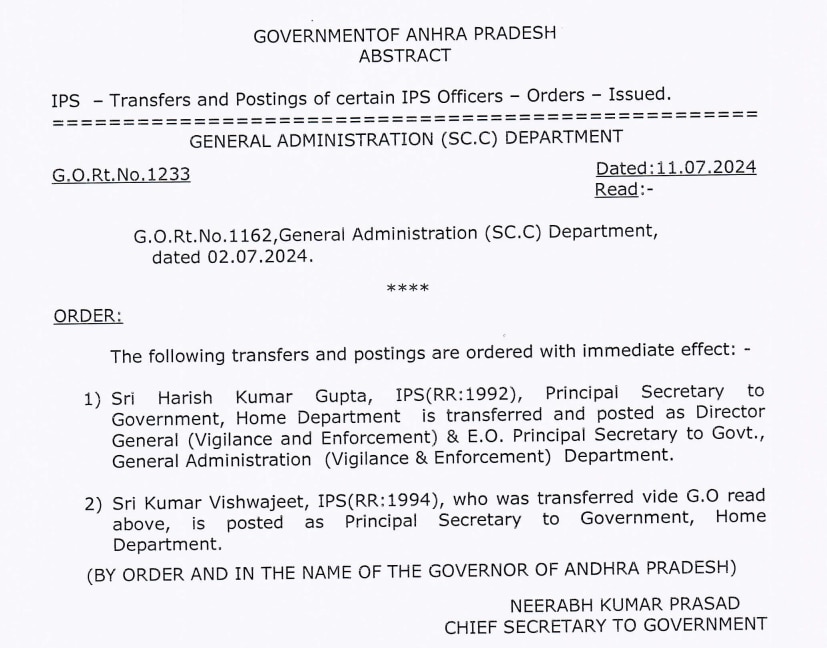 Andhra IAS Transfers :  ఏపీలో మరో 19 మంది ఐఏఎస్‌ల బదిలీలు - వాళ్లకి మరోసారి నిరాశే