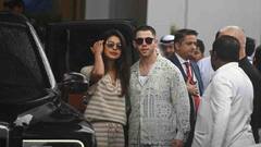 अनंत आणि राधिका यांच्या लग्नासाठी प्रियांका चोप्रा पती निकसोबत मुंबईत दाखल; फोटो आले समोर!