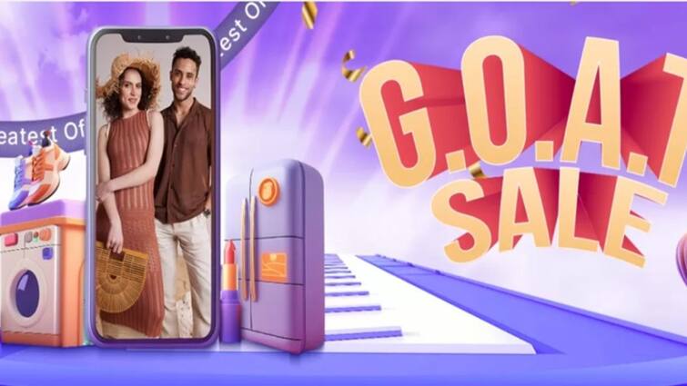 Flipkart's G.O.A.T Sale: Massive Discounts up to 80% on iPhone 15, Smart TVs, and More फ्लिपकार्ट ने किया G.O.A.T सेल का ऐलान, iPhone 15 और स्मार्ट टीवी पर मिलेगी 80% तक की जबरदस्त छूट